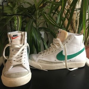 nike blazer mid vintage lucid green